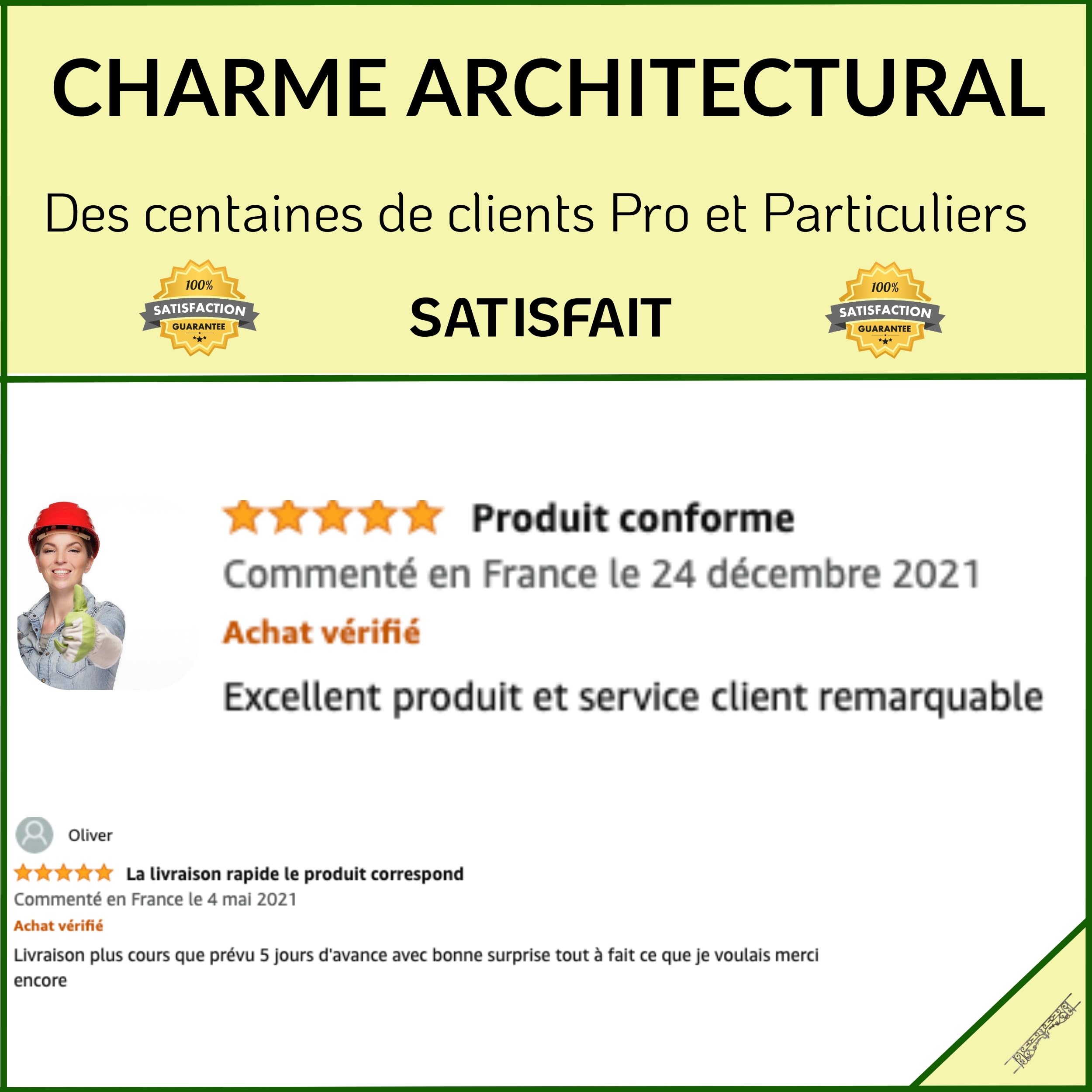 Déco fer Forgé- APPUI DE FENETRE- ADESTOCKFONTE2026- Grille Protection à Sceller 1500 mm x 240 mm-Porte Balcon Fenetres- Garde Corps Carré diam 16 mm- Style Haussmannien Exterieur Utilisation Facile