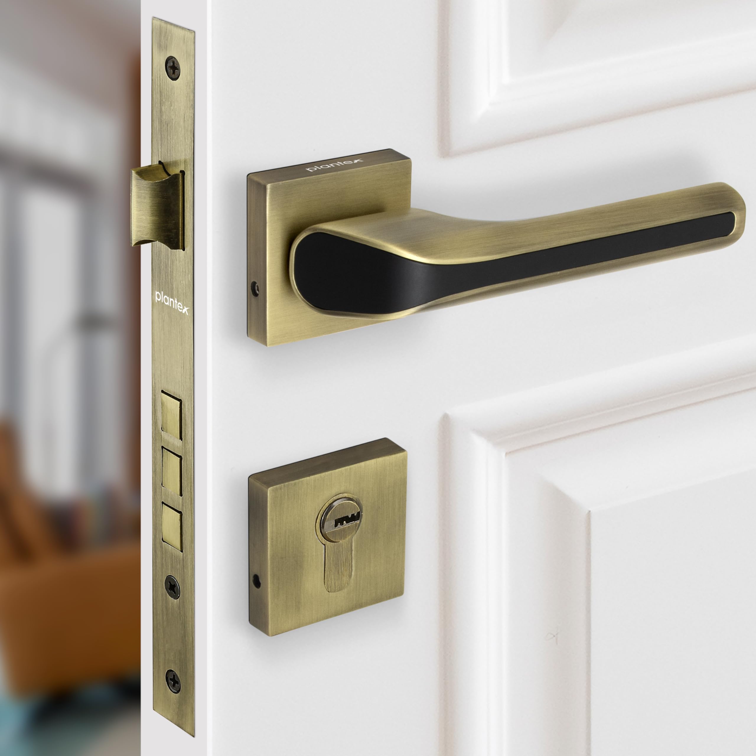 Plantex Mortise Lock Set - Secure & Stylish Door Lock -8