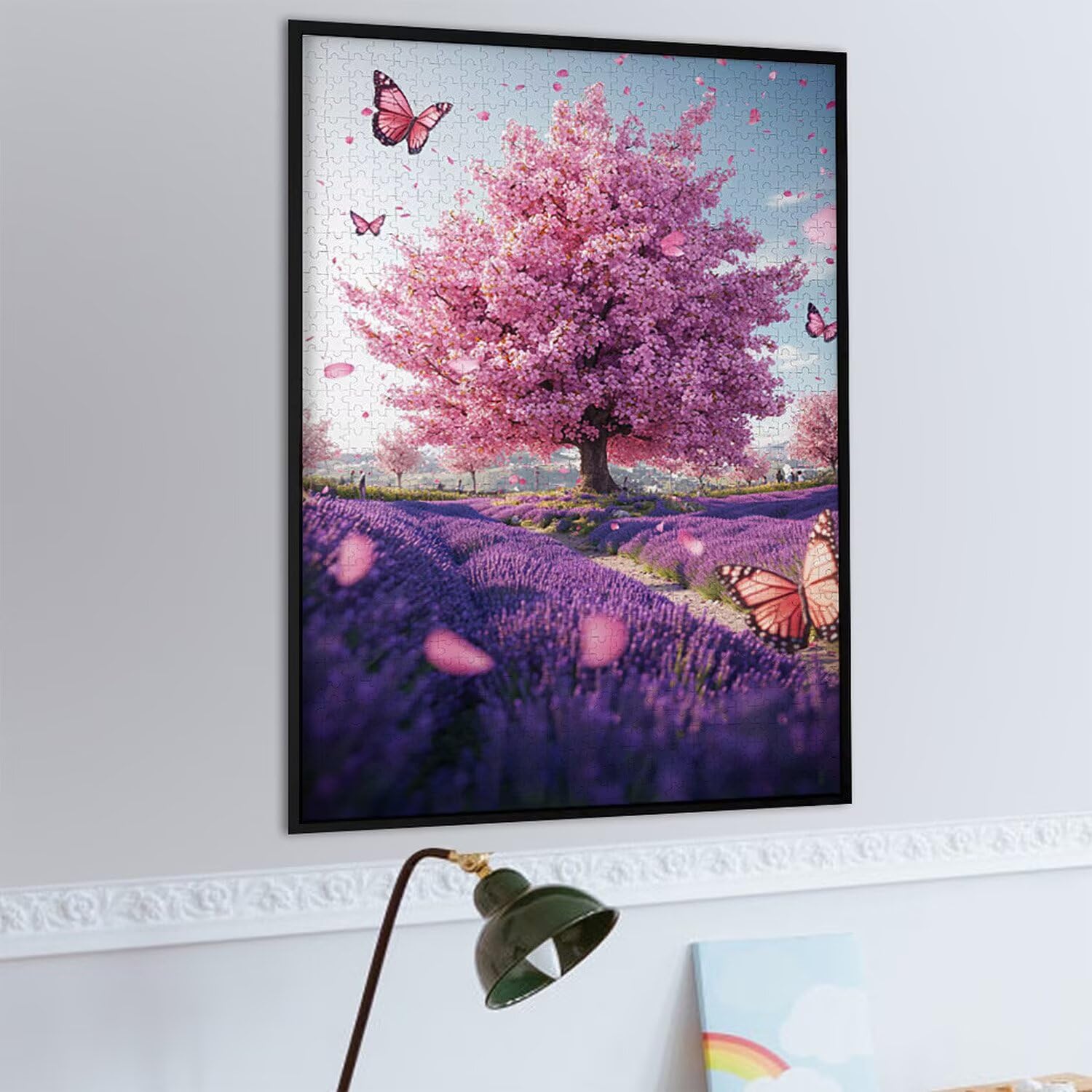 1500 Pezzi di Puzzle, Albero di ciliegio1500 Pezzi di Puzzle per Adulti, Regalo di Anniversario, Regalo di Natale, Decorazione Della Casa, Prevenzione Della Degenerazione Cerebrale Negli Anziani v953