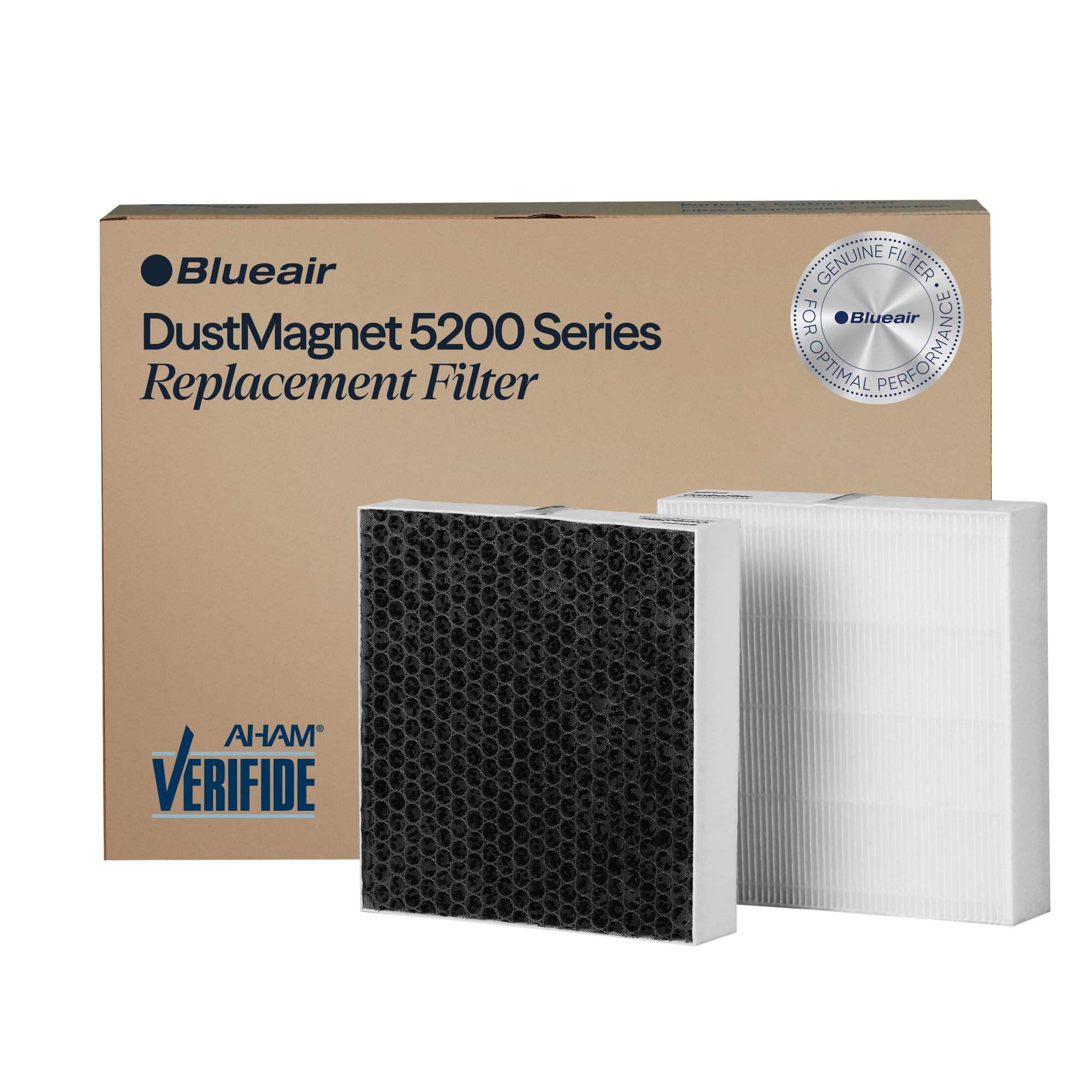 DustMagnet 5200 Series ComboFilter, Genuine Replacement Filter for DustMagnet 5240i, 5210i Home Air Purifiers for Dust, Virus, Bacteria, Smoke and Allergies