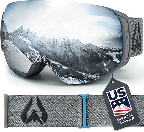 Miniatura 11 de Wildhorn Roca - Gafas de esquí para hombres y mujeres con protección antiempañamiento/arañazos 100% UV - Lente magnética - Gafas de nieve para