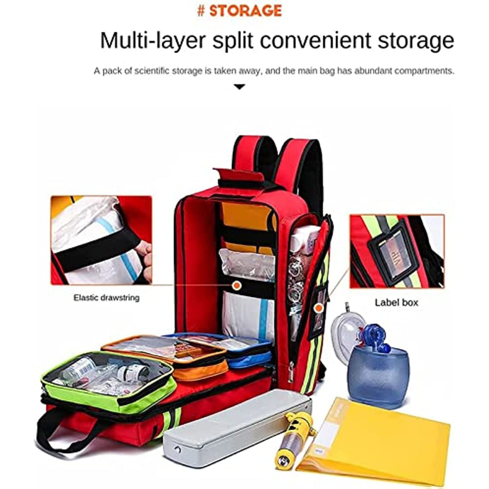Tragbare Erste-Hilfe-Kit-Tasche, wasserdichte Notfall-Trauma-Tasche, Zur Hochwasserprävention Und Zur Aufbewahrung Von Medizinischem Notfallbedarf, Für Outdoor-Reisen, Camping, Wandern