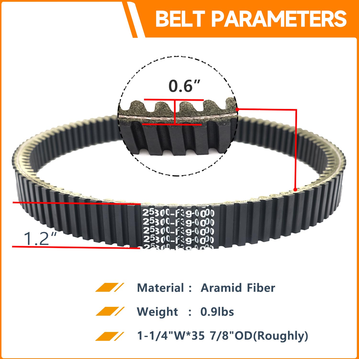 BRIDIOF Kit D'embrayage De Poulie Primaire Pour Hisun ATV UTV 500 700, image size:1500x1500