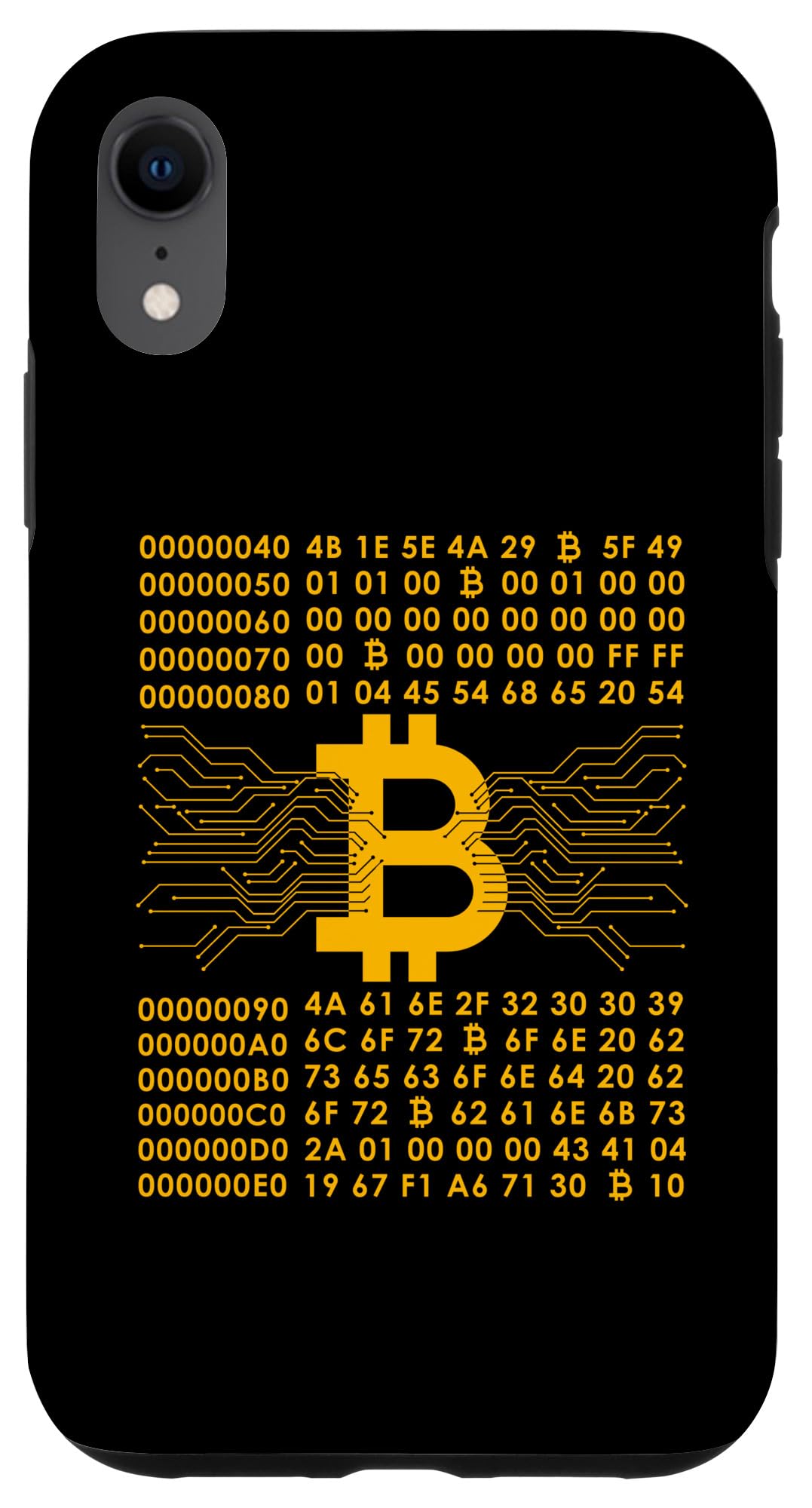 Amazon.com: iPhone XR Bitcoin BTC Crypto Coin Trader Block Digital Money  Case : Cell Phones & Accessories