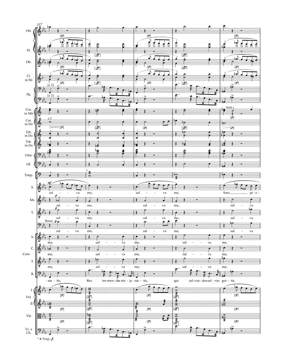 Messa da Requiem. Partitur: Dreisprachiges Vorwort (ital./engl./dt.). Ausführlicher Kritischer Bericht (engl.)