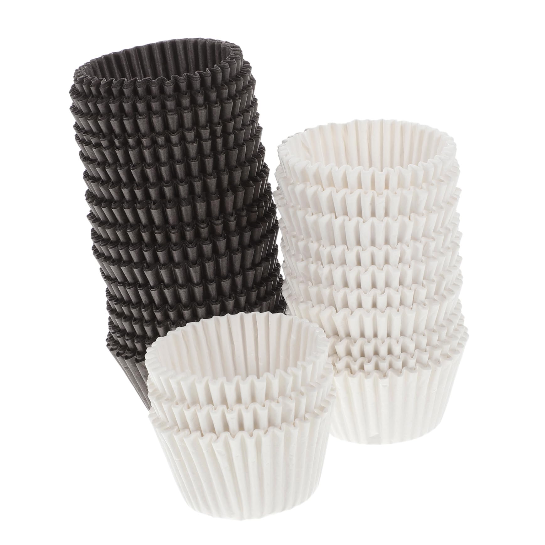 Mipcase Moldes para Cupcakes de Papel Resistente Grasa 1000 Piezas Gruesos y Fáciles de Usar para Pastelería y Fiestas en Tiendas de Postres