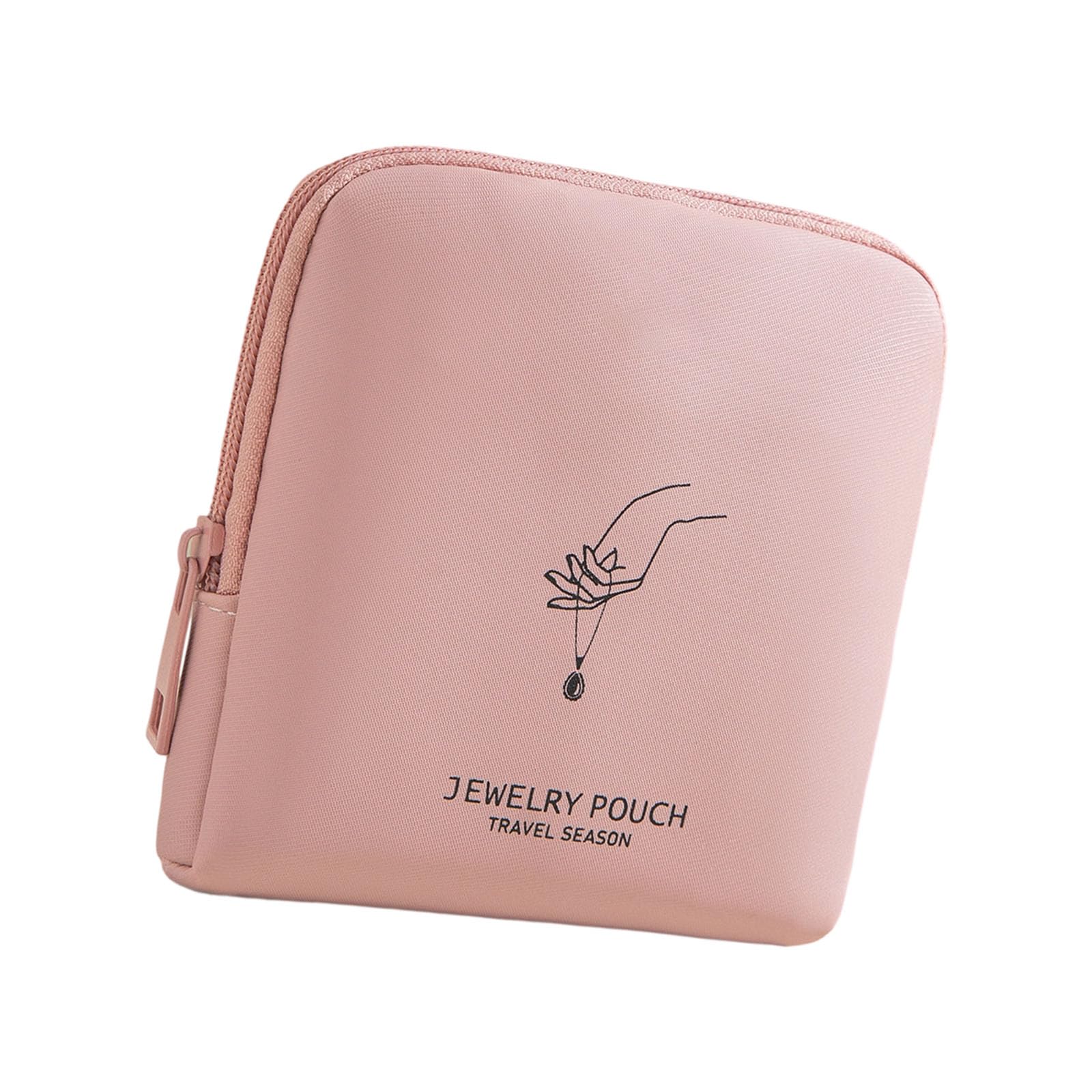 Yhplxyuus Fashion Jewelry Organiser Bag Portable Waterproof Multiple Compartments Women Travel Storage Container Travel Jewelry Case