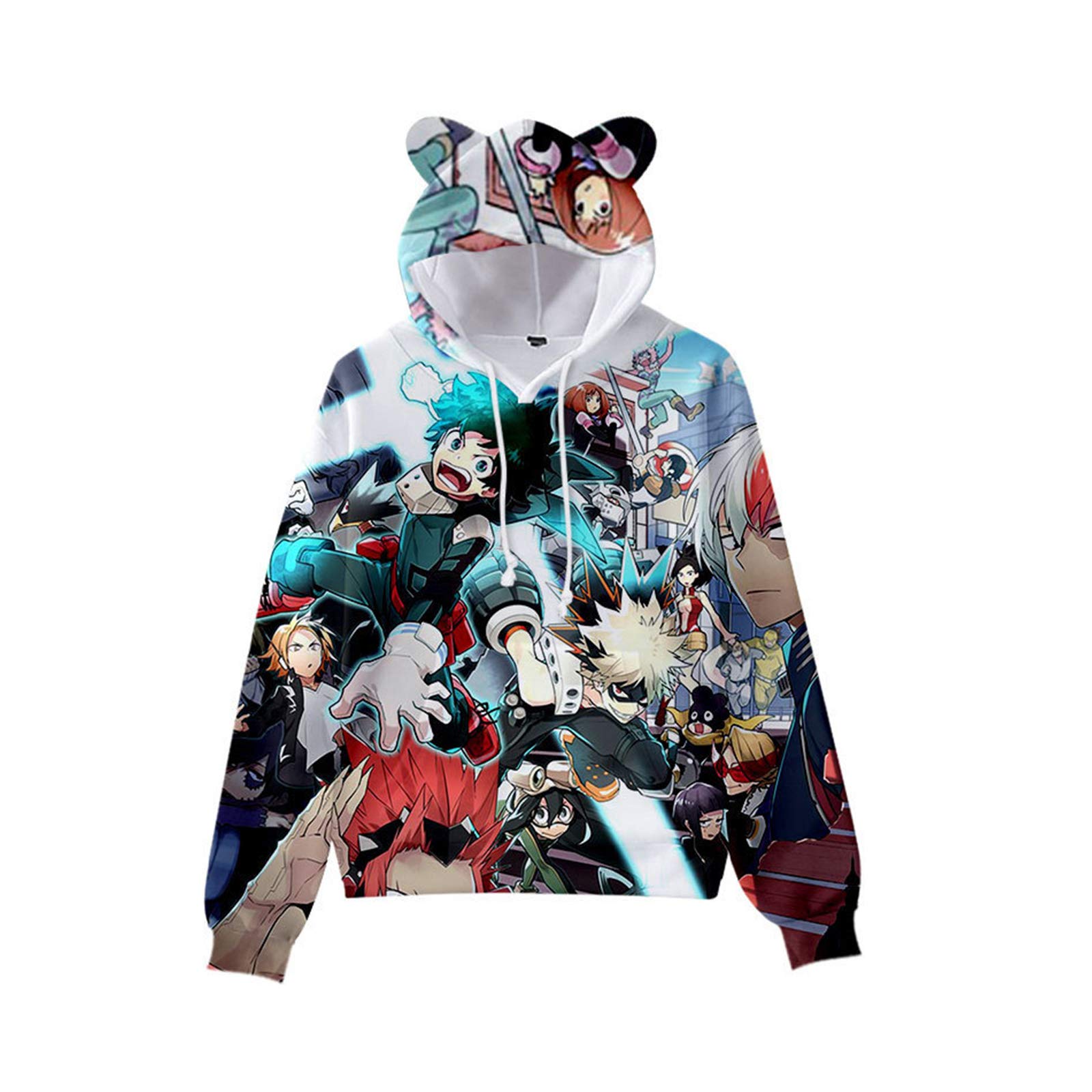 My Hero Academia Anime Hoodies Friends Printed Jumper Sweatshirt for Men  and Women Boys Girls XXS-4XL
