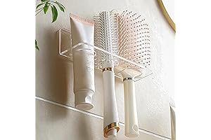 Acrylic Hair Brush Holder Organizer Designed for Bathrooms