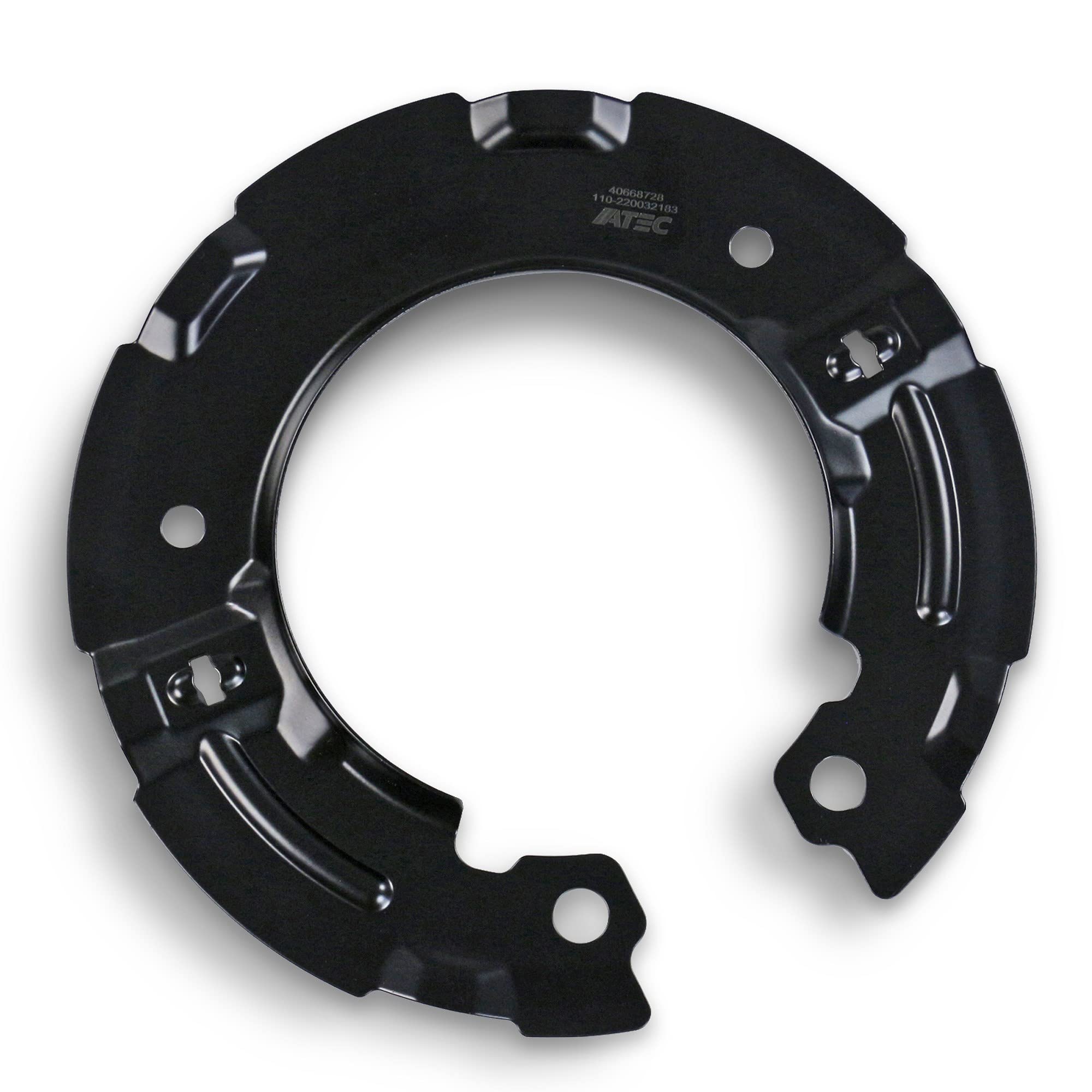 ATEC Germany - 2x Piastre Paraspruzzi Posteriori Per Freni A Disco, Sinistra E Destra, Compatibili Con BMW Serie 3 (E46) E X3 (E83)