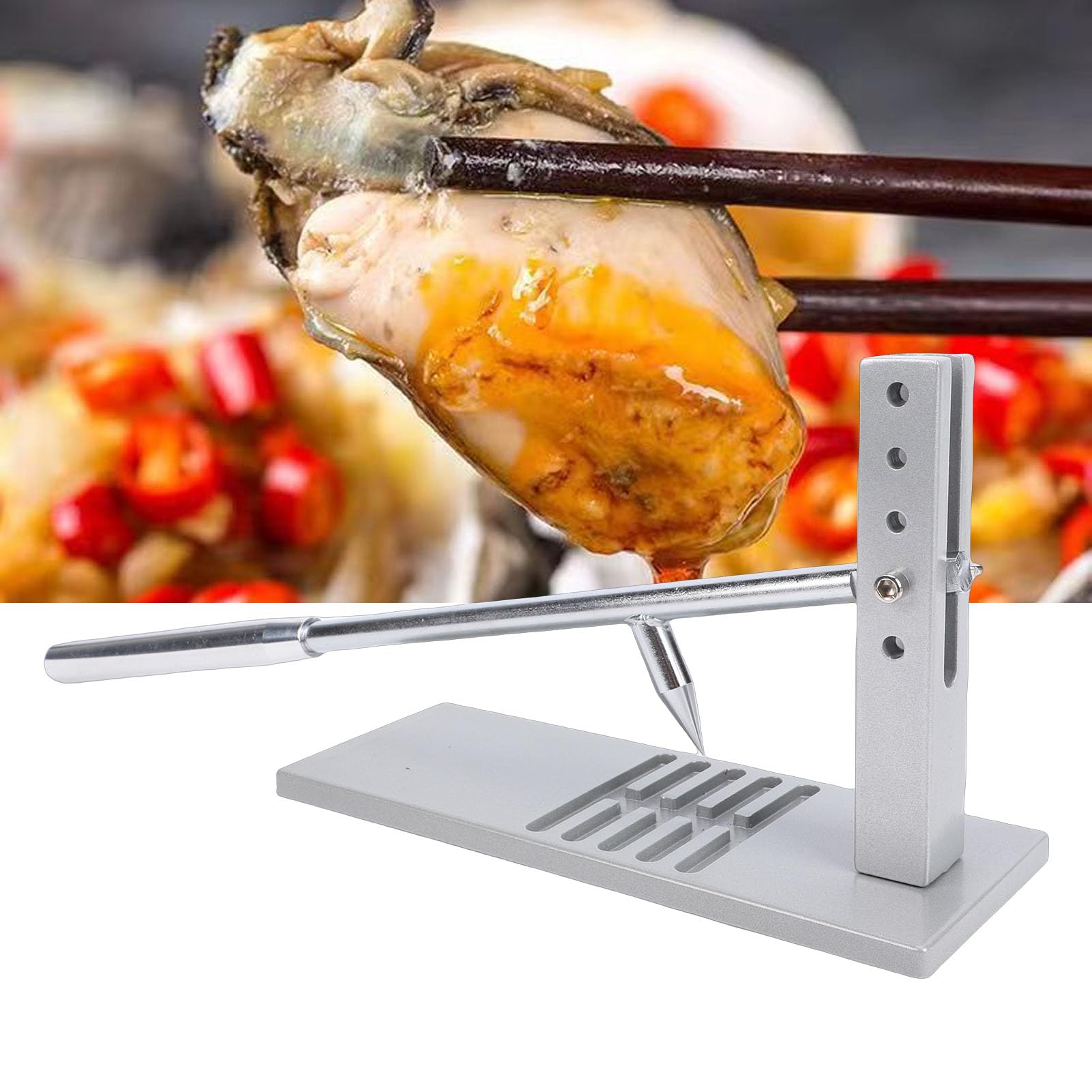 Denash Robusto Set di Strumenti per Sgusciare le Ostriche in Acciaio Inossidabile per un Facile Utilizzo Nella Cucina del Ristorante