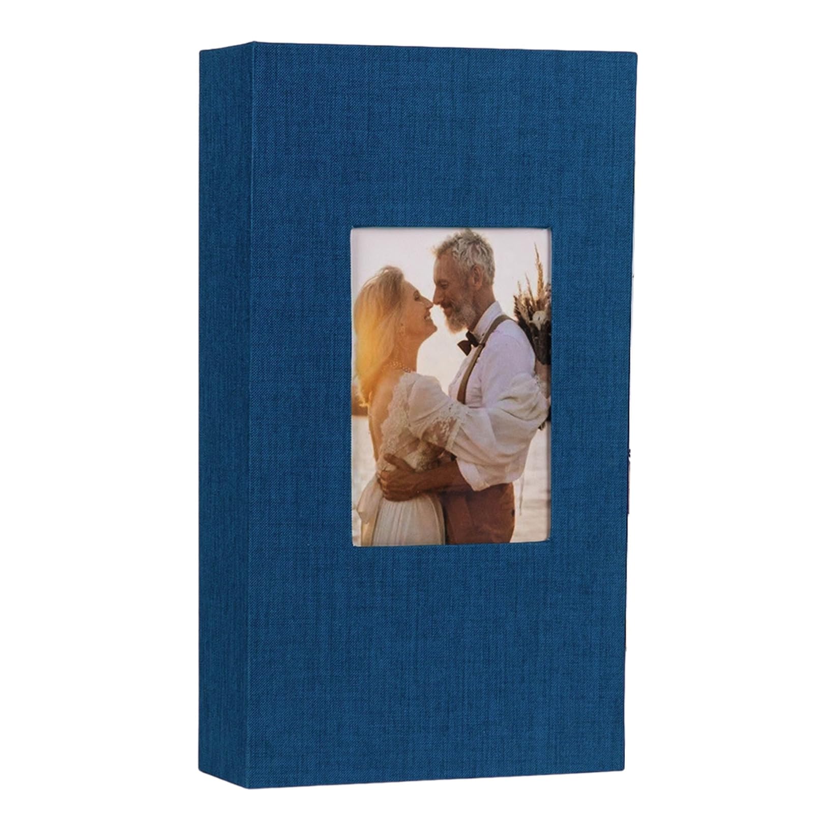 Ekoama Photo Album 4x6 Hold 300 Picture Horizontal Slip in Pockets Photo Book,Linen Cover Picture Photos Album for Wedding