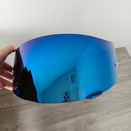 Miniatura 3 de KMAN Casco de motocicleta visera escudo para AGV K3SVK5 K1 K5S protector solar capacetes lente Cascos accesorios (azul), universal