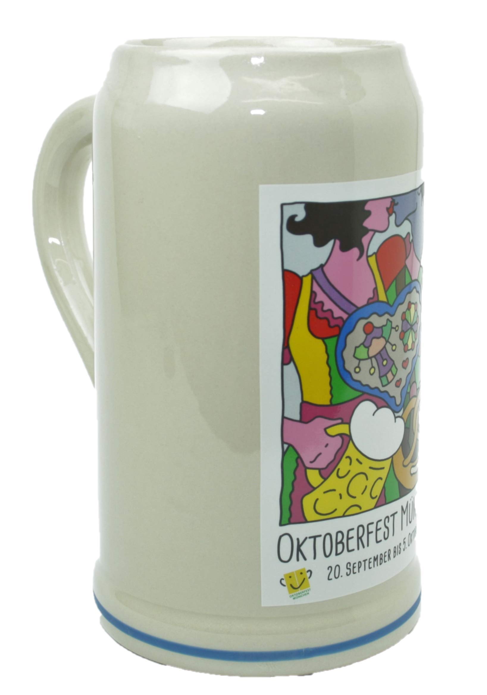 Boccale originale Oktoberfestkrug 2014 I, brocca annuale I Wiesnkrug I da collezione, confezione originale