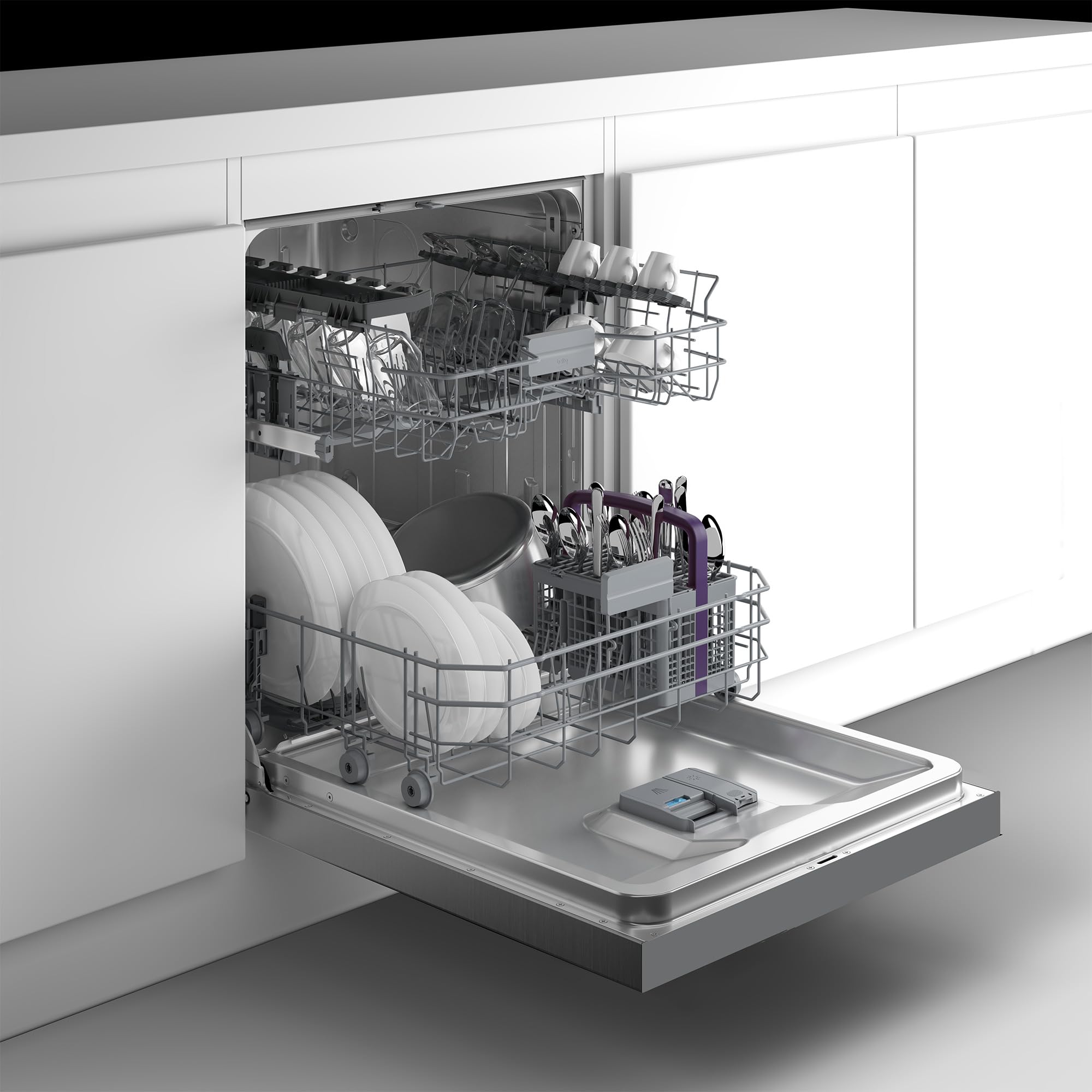 BEKO BDUN3844M0X Geschirrspüler unterbaufähig 598 mm 43 dB C