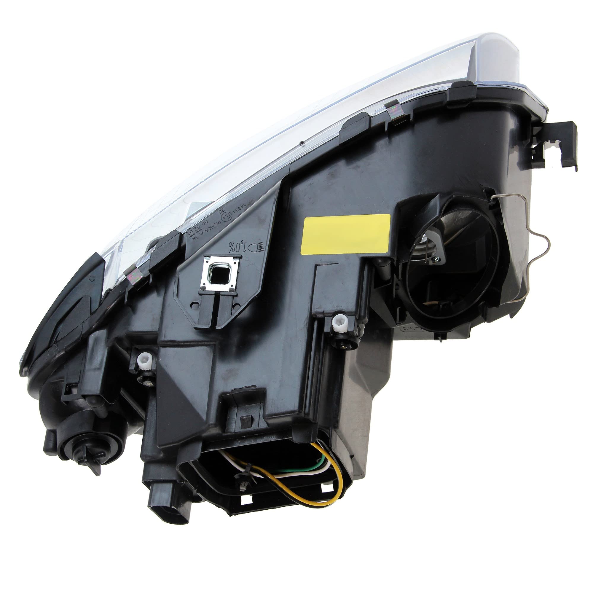 BESTPRICE 2x fari principali anteriori sinistro + destro H7 con servomotore per il livellamento dei fari, compatibile con AUDI A3 (8P1), A3 Sportback (8PA)