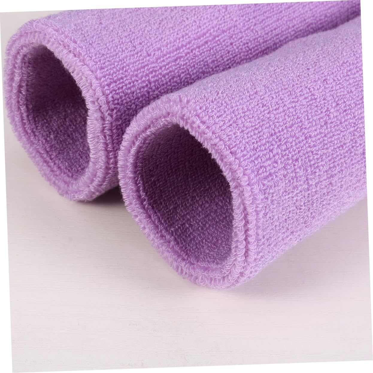 DINHEAROM 1Set Lavender Wrist Protector Cotton Sports Wrist Guards for Men Women Sweat Absorbent Fitness Wrist Bands for Basketball Running and Exercise