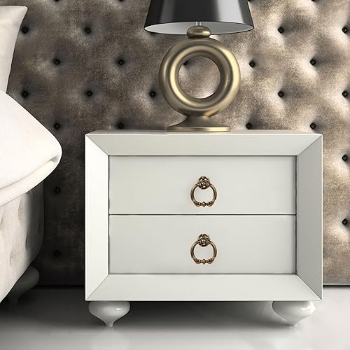 Miniatura 9 de Paquete de 6 tiradores de anillo, tiradores de cajón antiguos de 2.6 pulgadas, tiradores de armario con anillo, tiradores de anillo de cajón, latón