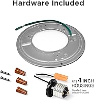 Vista 7 de Feit Electric LED Ceiling Downlight, Dimmable Flat Panel Ceiling Light with Color Selection (5CCT), TP24 Adapter Included
