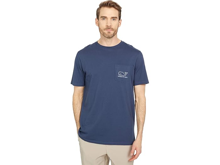 Short Sleeve Vintage Whale Pocket T-Shirt - Image 4