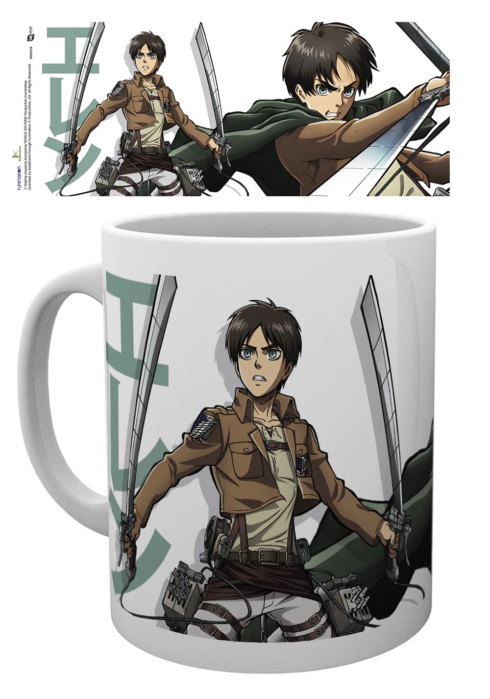 GB eye Attack On Titan Eren Duo Mug
