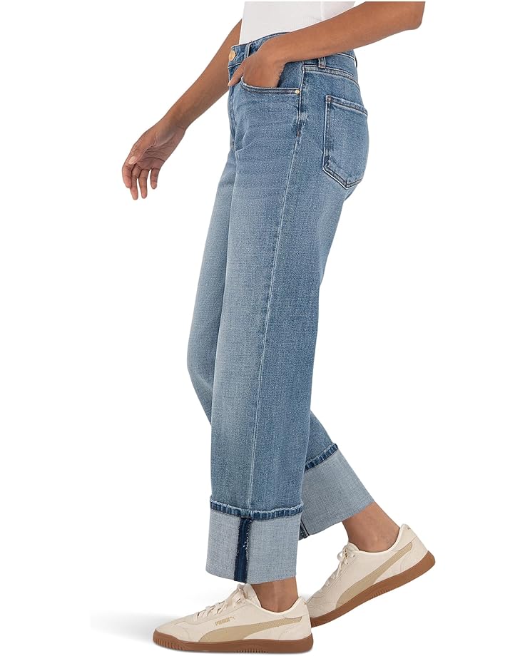 KUT from the Kloth Sienna High Rise Straight Leg-roll Up 5" - #2 of 4