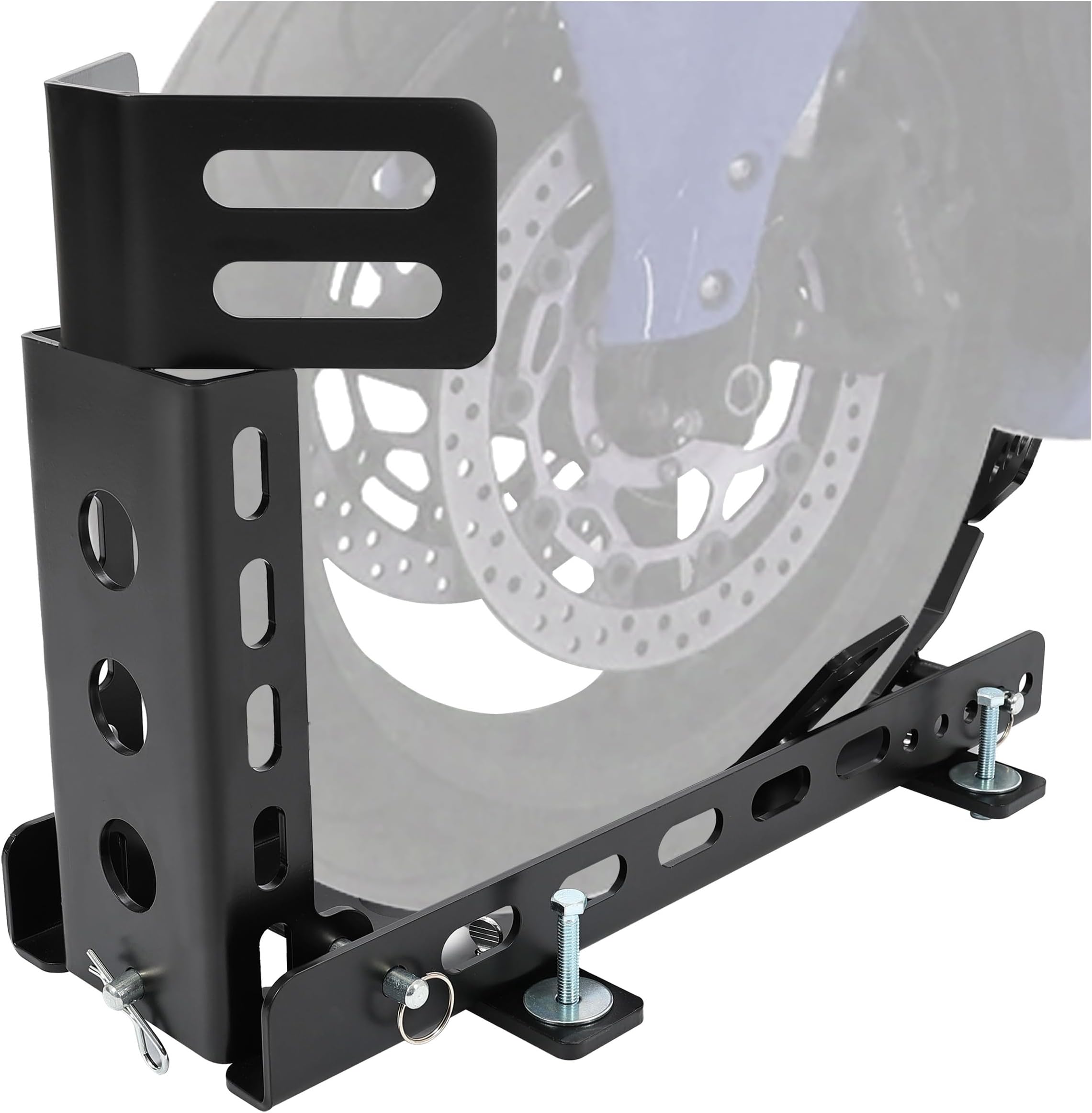 Pittsburgh Motorcycle Steel Wheel Chock Mount Automatic