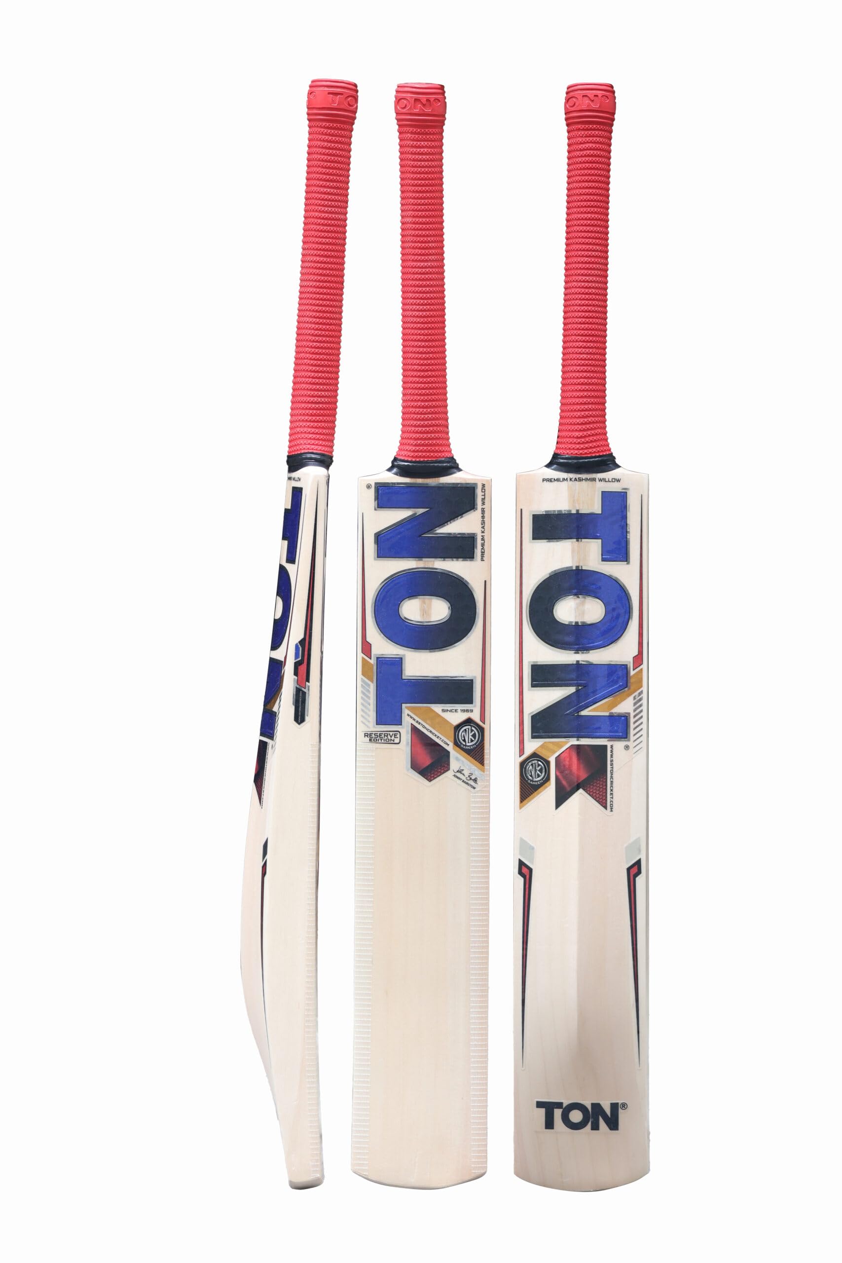 SS TON Reserve Edition Size-5 KW Bat, 900 Grams, Lightweight for Youths, Durable Willow for Tennis Ball, Strong Grip, Shock Absorption, Best for Cricket Practice-picture-16