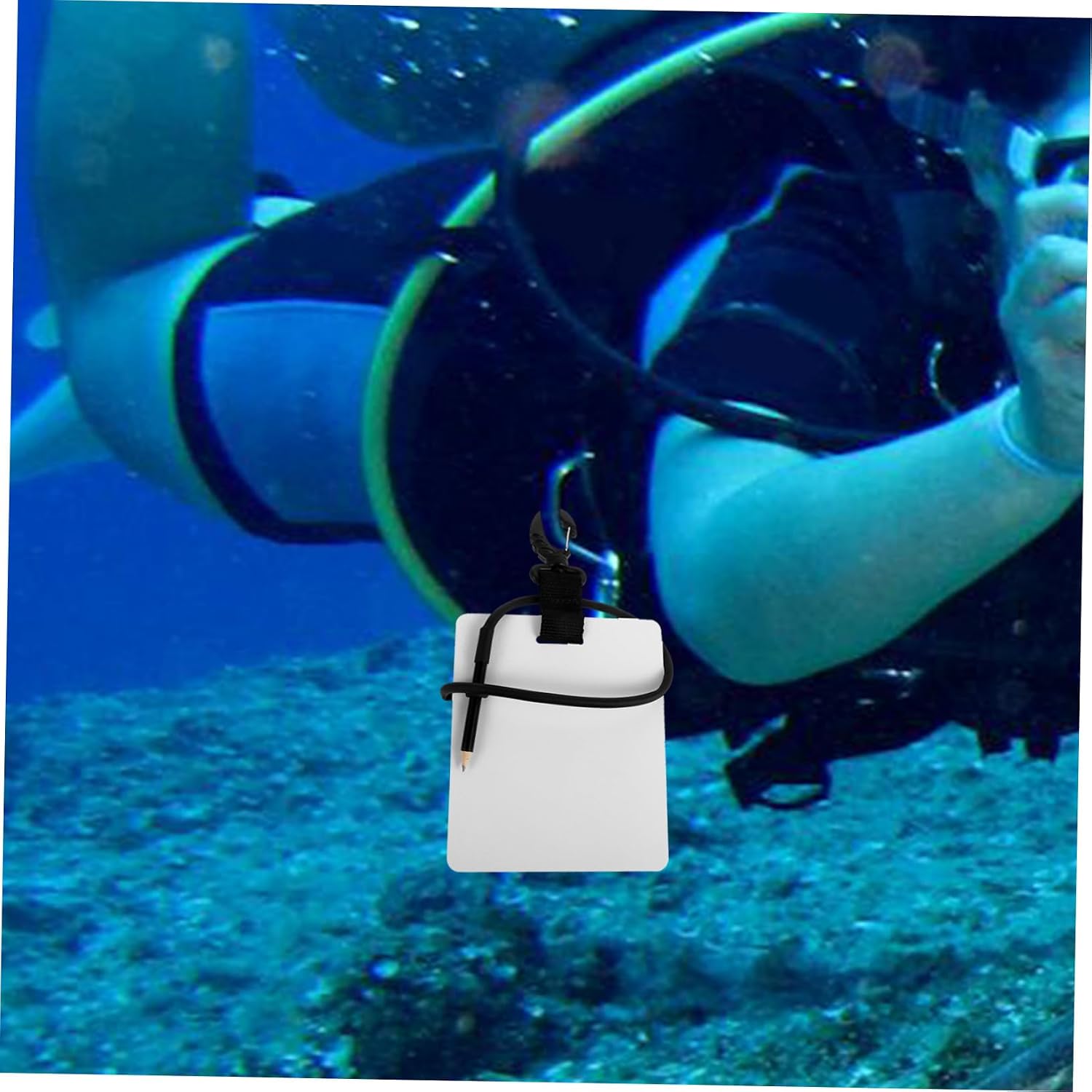 Underwater Writing Board Slim Lightweight Scuba Write Pad for Divers for Notes and Drawings Underwater Essential Diving Accessory