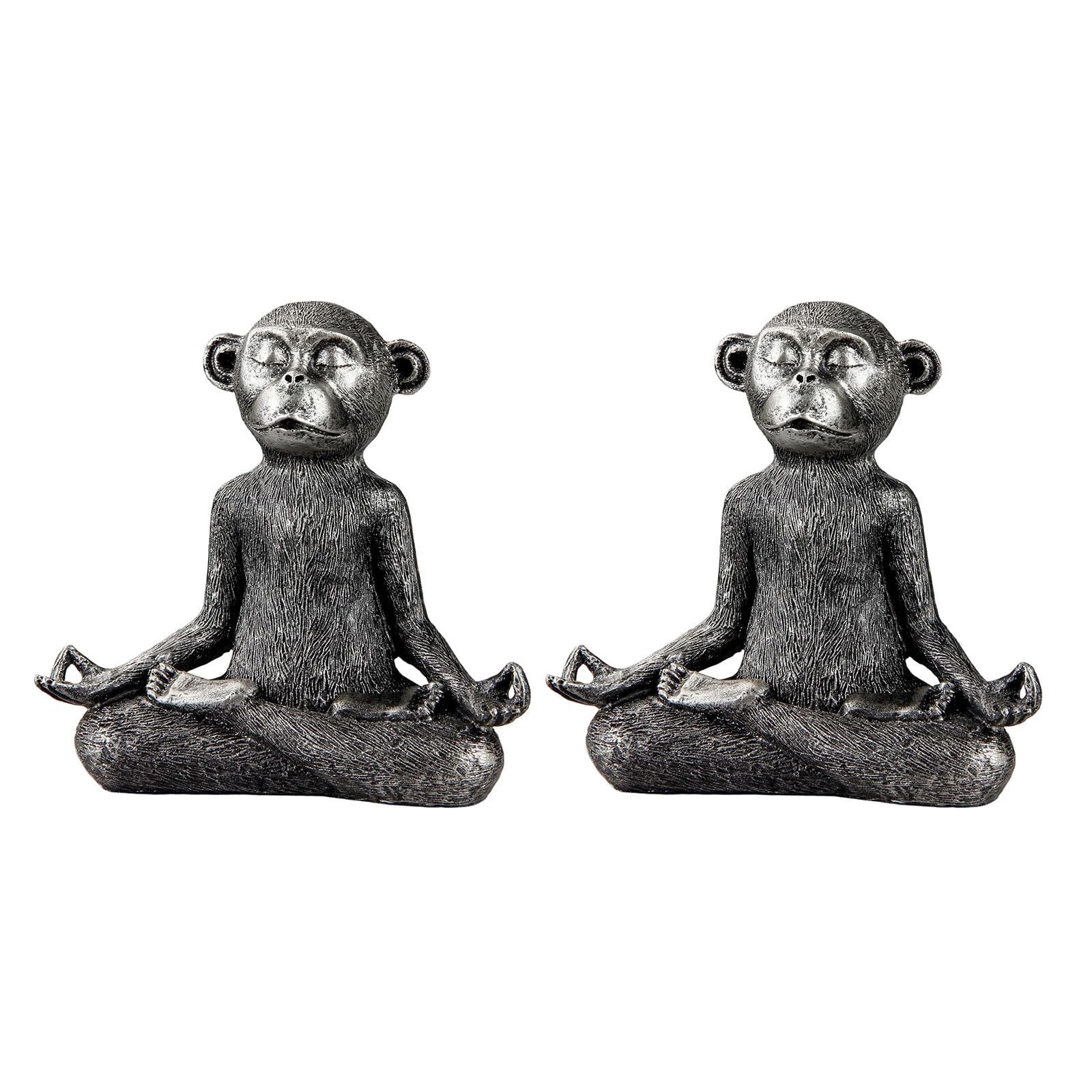 HDOYTXXM Miniature Garden Monkey Statues Resin Meditations Monkey Figurines for Outdoor Lawns Garden Decors Table Centrepieces Table Centrepieces