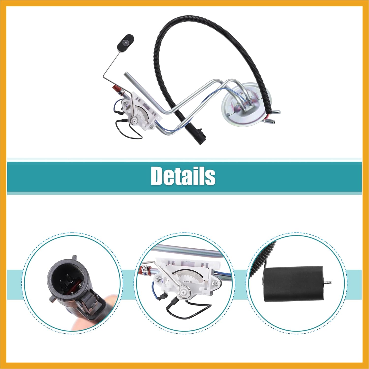 1 Set Diesel Fuel Sending Unit Kit for Ford F-350 1994-1997 for Ford F-250 1994-1996 Fuel Level Sensor Replacement