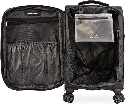 Brookstone Harbor 21 Softside Spinner Suitcase