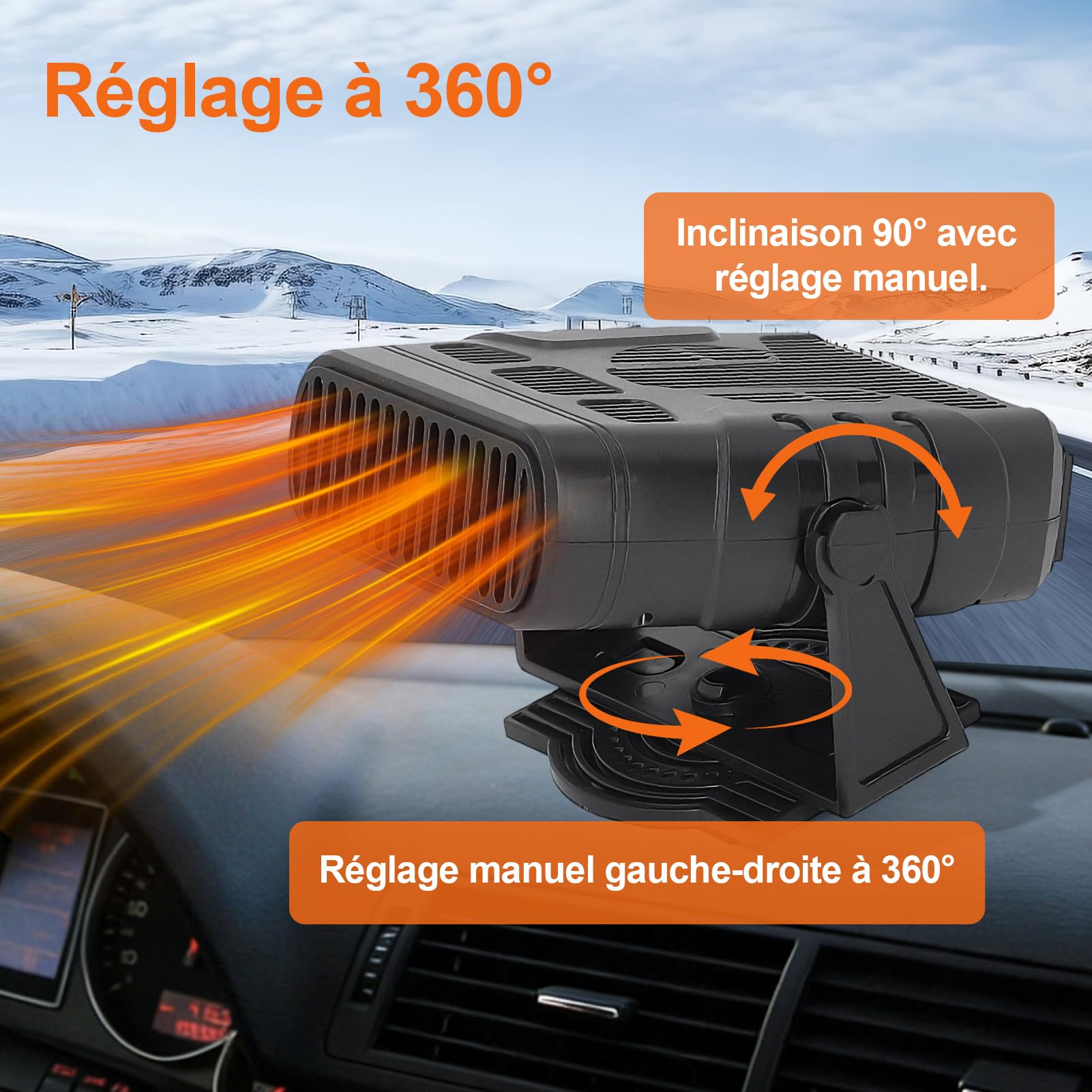 Whychstore Panneau solaire à cristaux 20 W - Chauffage extérieur portable pour serre, abri de jardin, niche pour animaux domestiques