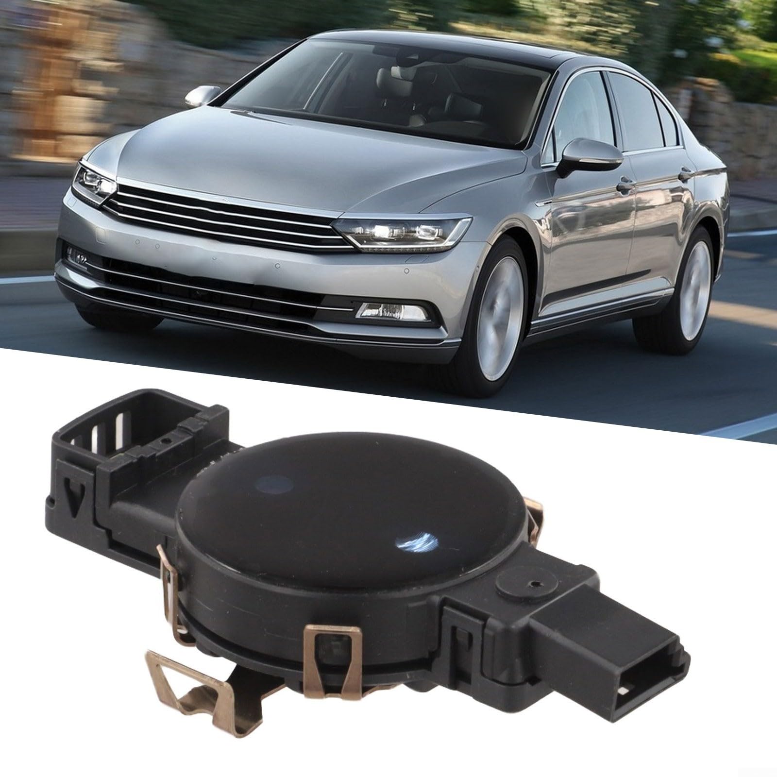 Regenlichtsensor für Golf VII für PASSAT B8 Seat für SKODA 5Q0955559 1T0955559 Regensensor Scheinwerfersteuerung Automatisches Licht ABS Schwarz Ersatzteil