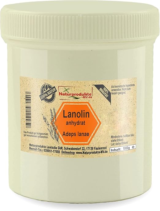 Lanolin Anhydrate Wool Wax Wool Grease Ointment Base 1 kg 1000 g Buy Online at Best Price in