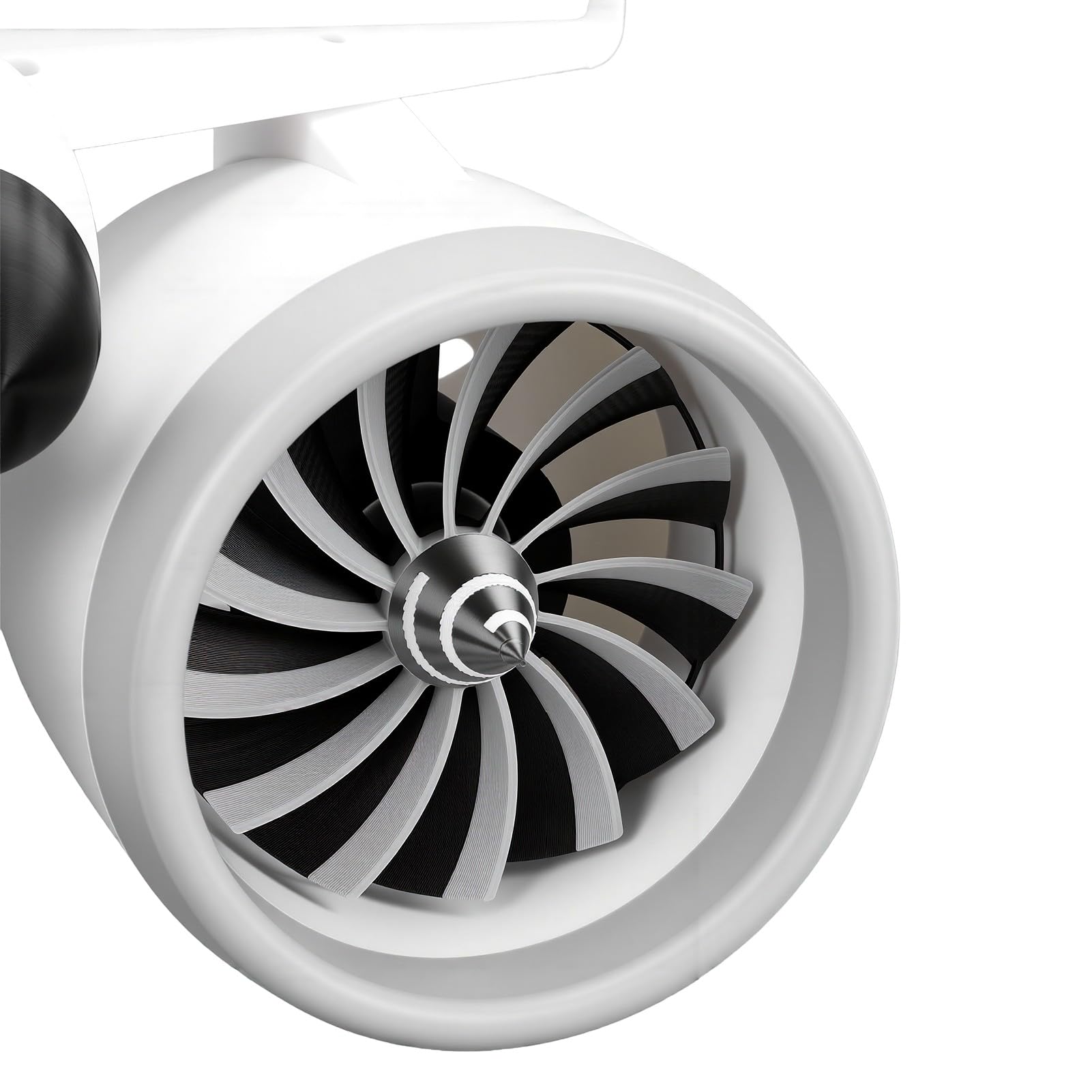 Fafeicy Ventilatore da Tavolo Jet Engine, 5000RPM Doppia Nebulizzazione con