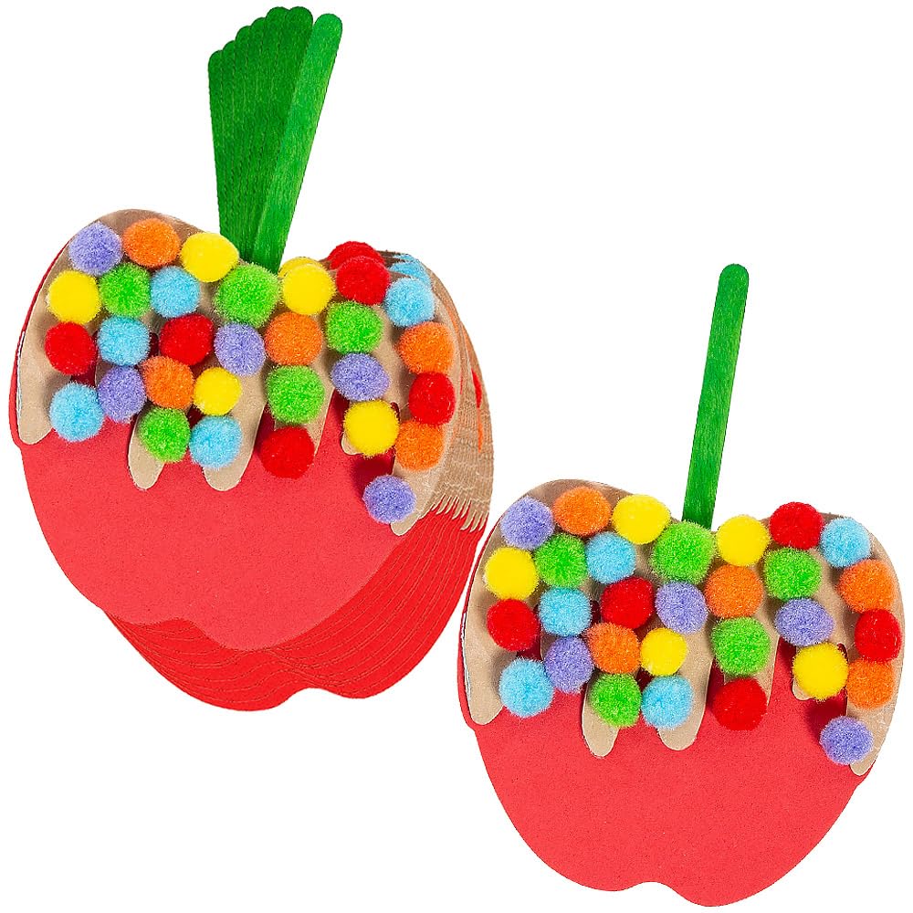 Amazon.com: Fun Express Caramel Apple with Pom-Poms Craft Kit