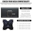 Caprigo Full Motion TV Wall Mount Bracket for 14 to 32 Inch LED/HD/Smart TV’s, Universal Heavy-Duty TV Stand for Wall with Swivel Rotation & Tilt Adjustments (M467) gallery image