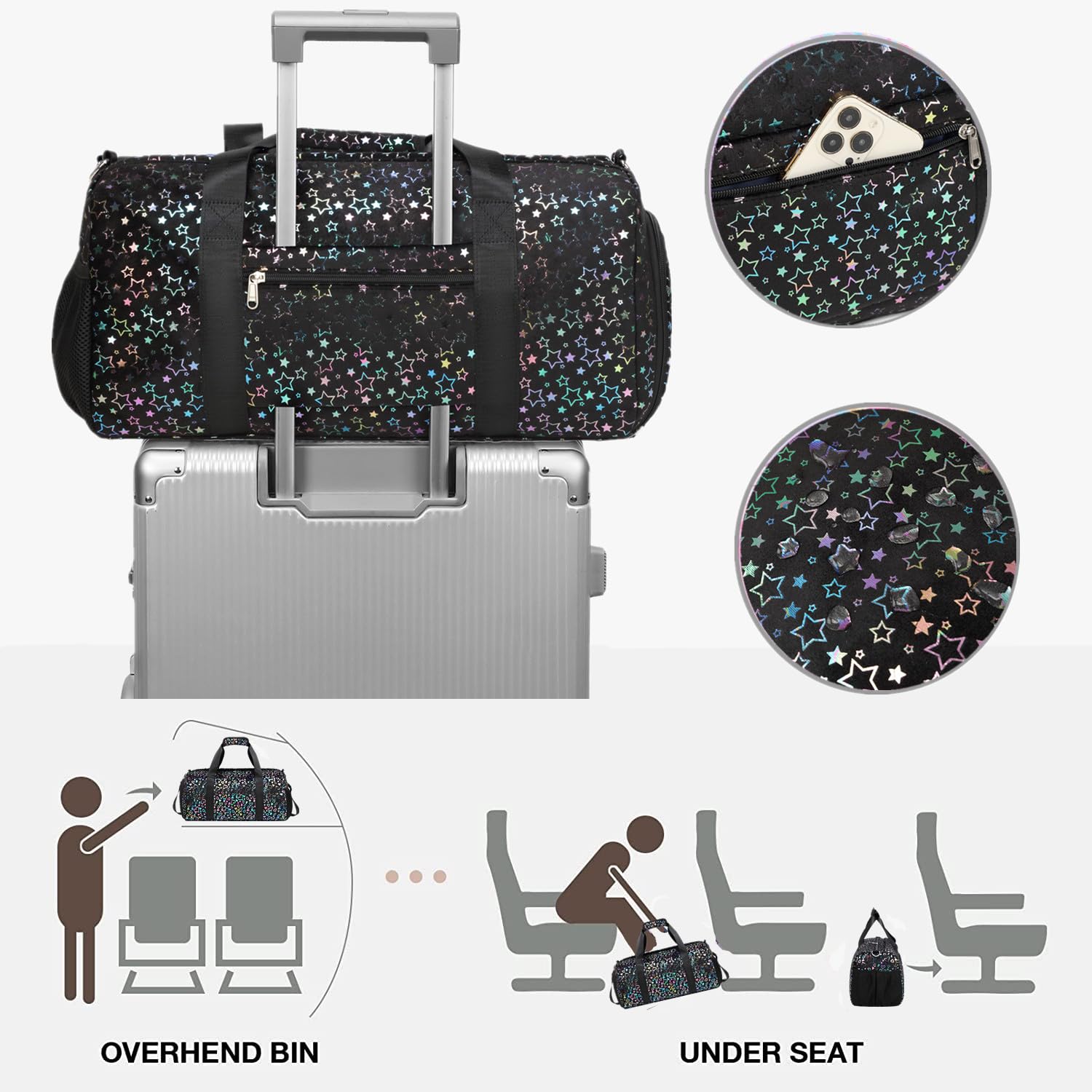 Bolsas de Deporte Infantiles Bolsos de Gimnasio Bolsa Deporte Niña Bolsa Viaje Niña Bolsa Piscina Niña Bolsa Esterilla Yoga