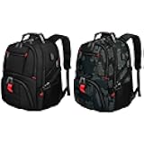 YOREPEK Travel Backpack, 50L Laptop Backpacks, Water Resistant Airline Approved Business Bag with USB Charging Port Fits 17 Inch Laptops