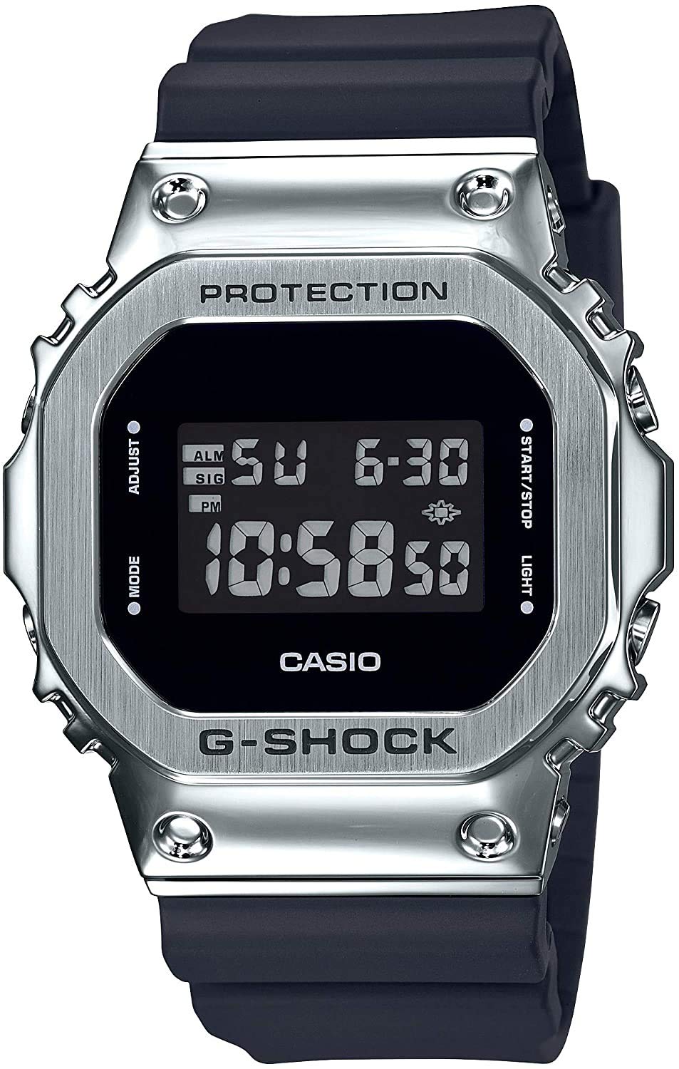 稼働品/箱付CASIO G-SHOCK　3229GM-5600BACK 腕時計 Amazon.co.jp: カシオ ジーショック 腕時計 メンズ デジタル スクエア
