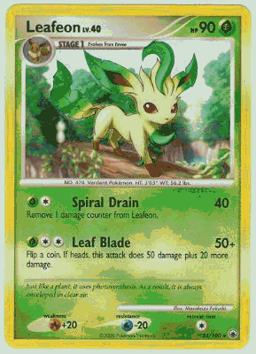 Pokemon - Leafeon (24) - Majestic Dawn - Reverse Holo