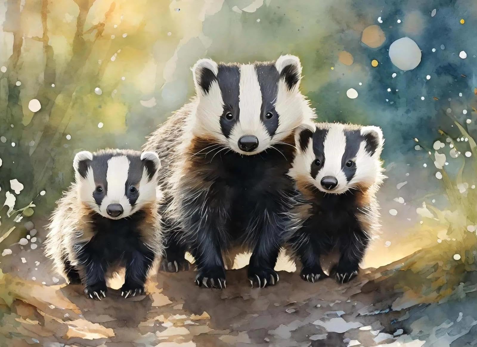 Yocheng Wildlife Animal Posters And Prints Canvas Printing Wall Art Picture For Living Room Home Decor 50x70cm No Frame
