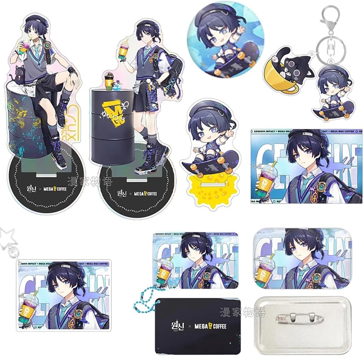 原神 放浪者 Mega Coffeeコラボ 散兵×Mega Coffee メガ限定版セット