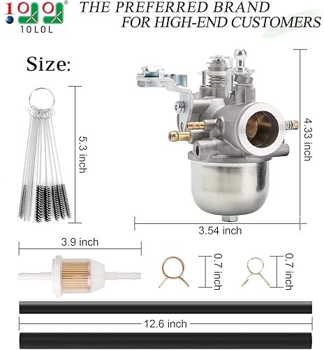 Miniatura 2 de 10L0L Carburador de carrito de golf para Yamaha G1 1983-1989 con motor de 2 ciclos J24-14101-01 J24-14101-00