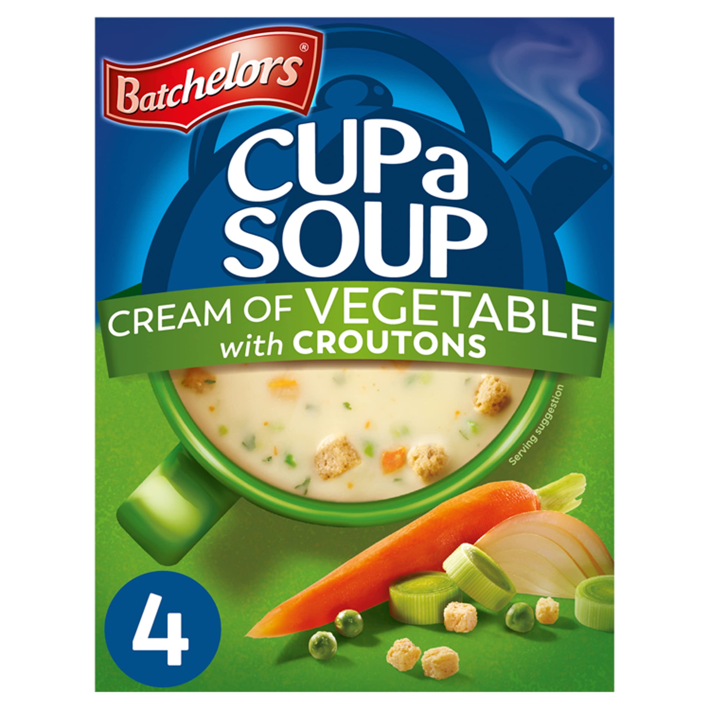 Batchelors Cup A Soup with Croutons 4 Sachets - Cream of Vegetable, 122 g (B00Q6676XQ) Amazon Price History, Amazon Price Tracker