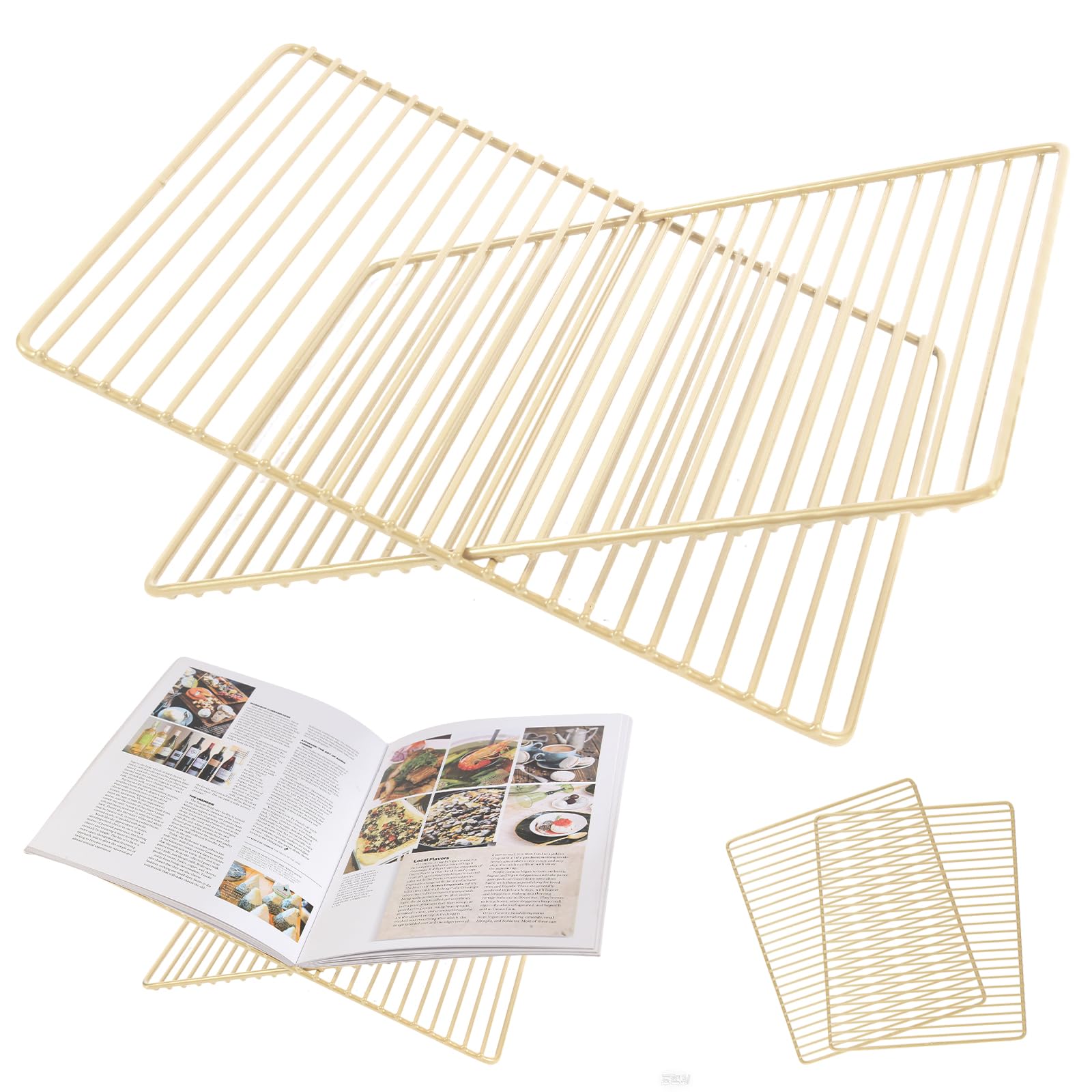 Metal Open Book Display Stand - 20