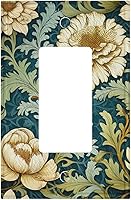 Vista 11 de Cubiertas Decorativas de Arte para Interruptores de Luz, Hojas de Otoño, Placa de Pared de Palanca Individual, Cubierta Decorativa de Interruptor