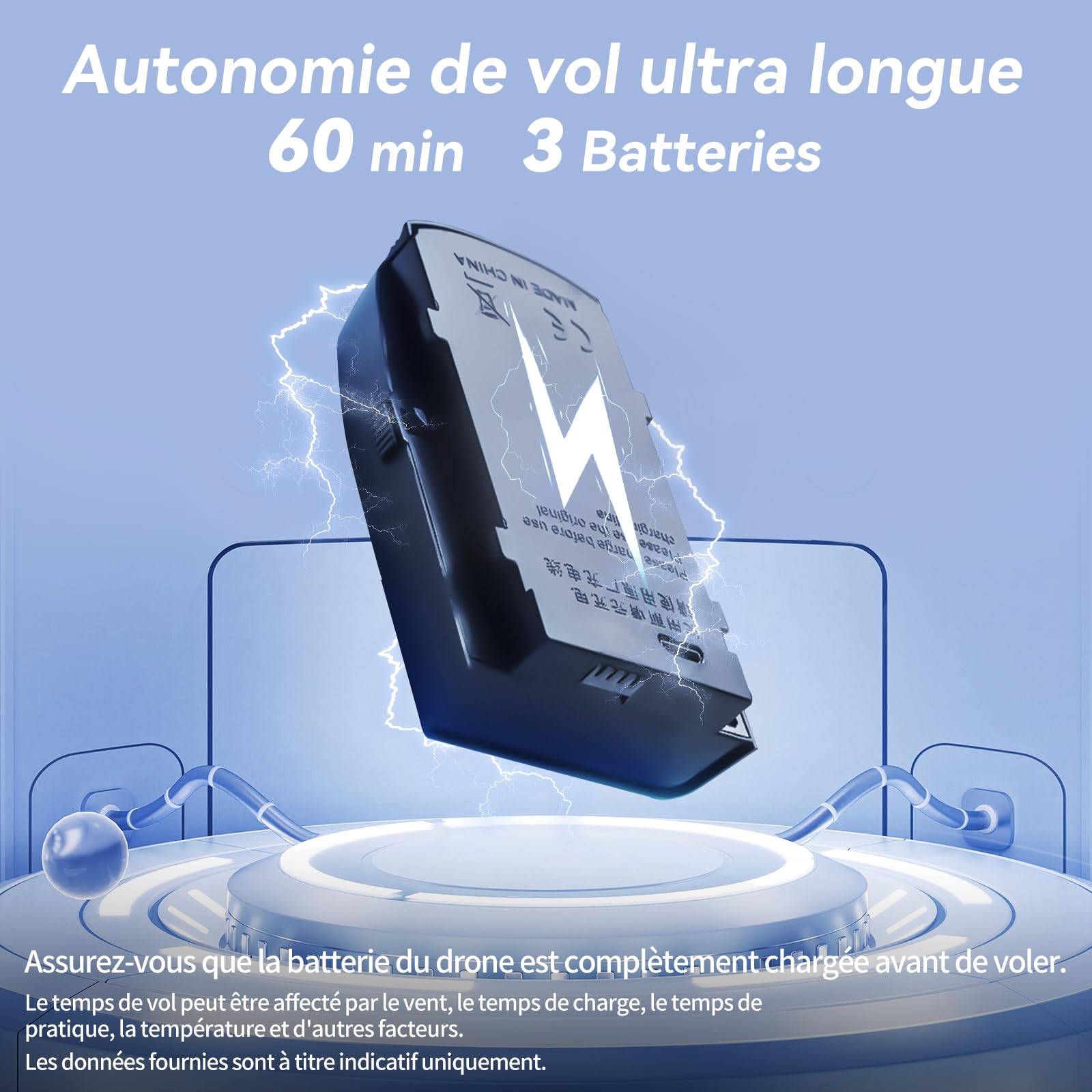 S166 Drone avec Caméra 4K, GPS Drone pour Adultes, Moteur sans Balais & Vol Stable, Retour Auto, Suivez-moi, Léger <249g, 3 Batteries(Moyen)