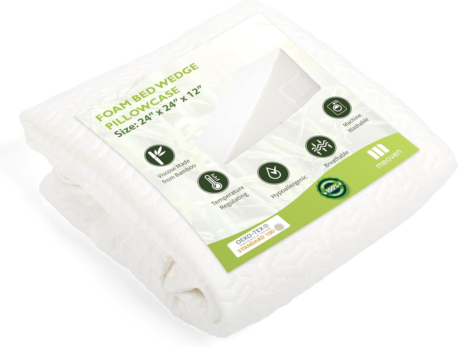 Wedge Pillow Cover for 24x24x12 Bed Wedge Pillow